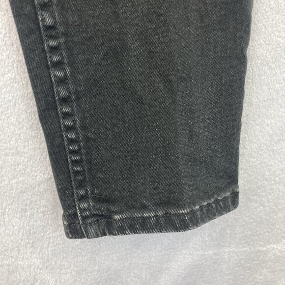 Vintage Y2K Levis 550 Jeans Womens 8 Black High Rise Relaxed Fit Tapered Retro - Picture 8 of 14